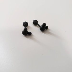 Black Mickey Mouse Earrings